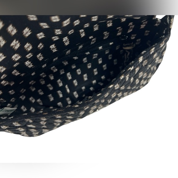 Vera Bradley shoulder bag black brown 10”X5” - Picture 3 of 5